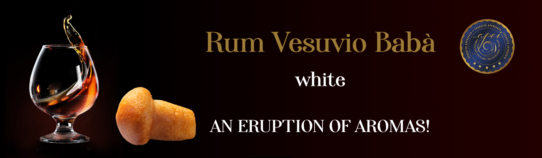 Rum Vesuvio babà