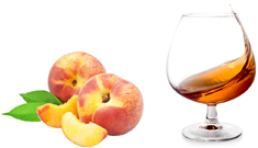 Pesche al brandy